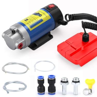 Imagem de Bomba de óleo compatível com bateria Milwaukee de 18 V (sem bateria), bomba extratora de óleo de 100 W, bomba de remoção de óleo para troca de óleo, bomba de óleo de transferência elétrica com 2 tubos