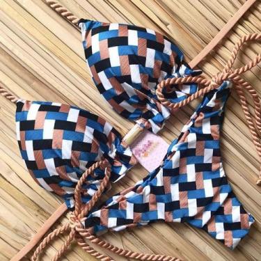 Imagem de Biquini feminino cancun estampa 3d -tamanho m - CANCUN MODA