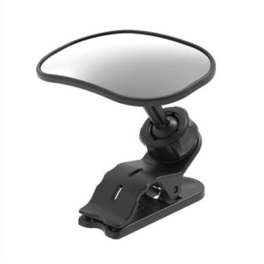Imagem de Espelho retrovisor universal para carro, retrovisor interno universal para bebês, espelho de ponto cego grande angular para instruções de direção, espelhos de encaixe para visualização de passageiros