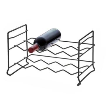 Imagem de Adega Porta Garrafas Vinhos Empilhável Mini Rack 8 Garrafas