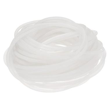 Imagem de Tira de espuma de silicone de 10 m Tira de vedação de janela de haste sólida 3 mm de borracha para janela de porta de carro, branca