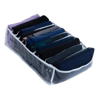 Imagem de Kit 5 Colmeia Organizadoras De Roupa Fitness M 40X25X10 Cor