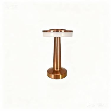 Imagem de Luminaria Quarto de Mesa Luz Recarregável Touch LâMpada de Estudo sem Fio Decoração, Indispensável para a Vida DoméStica(Bronze)