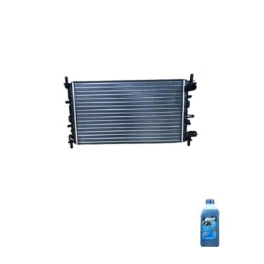 Imagem de Kit Radiador Ford Escort Logus 1.6 1.8 1993/1996 + Aditivo Radiador Visconde RV Cool Azul