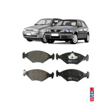 Imagem de Kit Pastilha Freio Gol 2007-2000 e Parati 1.0/2.0 95+ com Desengripante CAR80 300ml