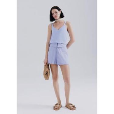 Imagem de Shorts Feminino Em Alfaiataria Hering-Feminino