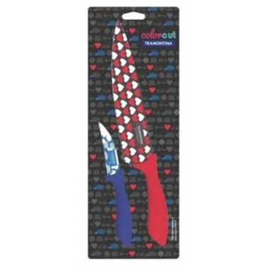 Imagem de Conjunto De Facas Tramontina Em Inox Com Cabo De Polipropileno Colorcut 2 Peças