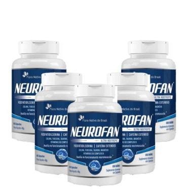 Imagem de Kit 5 Neurofan Ultra Nootropic Fosfatidilserina + Vitaminas 5x60 cps F