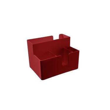 Imagem de Porta-guardanapo e Sachês Casual  14,1 x 10,6 x 9,4 cm Vermelho