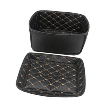 Imagem de Generic Protetor de capa traseira para motocicleta, protetor de capa interna para porta-malas, forro leve de PU para substituição de acessórios internos, 28l