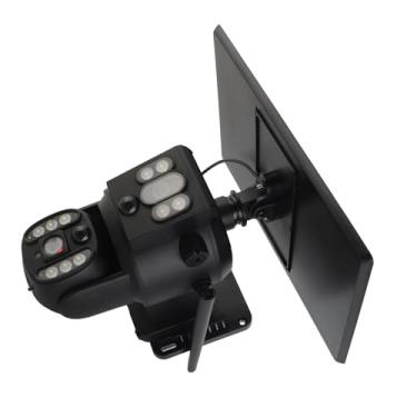 Imagem de Ymiko Câmera de Segurança 8MP 4K Movida a Energia Solar Com Lente Dupla, Visão Noturna Em Cores, áudio Bidirecional, Detecção Inteligente de Movimento e Acesso Multiusuário para Vigilância Externa