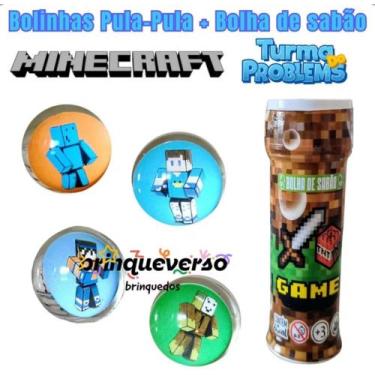 Imagem de Coleção de Bolinhas pula-pula sem Repetição Minecraft Turma do Problem