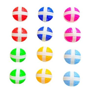 Imagem de Generic Mini bolas de golfe adesivas, brinquedo esportivo para adultos e adolescentes, bolas resistentes com para jogos de festa, prática de swing e, Fita Branca