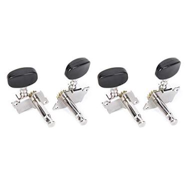 Imagem de SPYMINNPOO Cabeças de Ukulele Afinador de Metal, Afinação Anti-rápida e Precisa para Iniciantes, Cabeça de Afinador de Ukulele