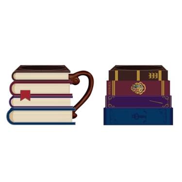 Imagem de Caneca esculpida em cerâmica 3D Harry Potter Book Stack