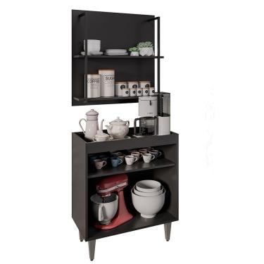 Imagem de Painel Organizador 2 Prateleiras Clara - Ssx Multicoisas Preto