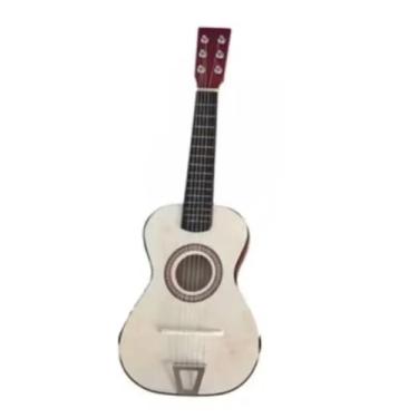 Imagem de Mini Violão Infantil Palheta Semi Profissional Crianças Corda Em Aço Acústico Real Verdadeiro (NOVO NATURAL)