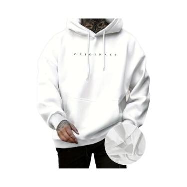 Imagem de Moletom Masculino Casual De Manga Longa Com Capuz, Estilo Outono Inver