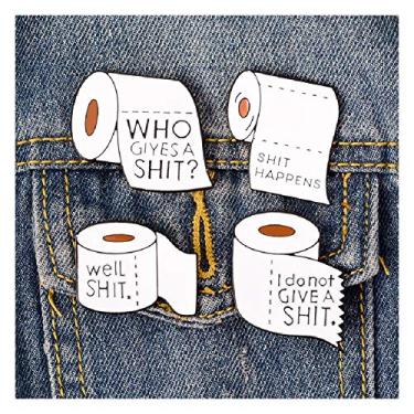 Imagem de Home-Organizer Tech Conjunto de 4 peças de alfinetes esmaltados fofos de desenho animado punk broches de lapela para decoração de fantasias femininas meninas crianças decoração de saco de roupas