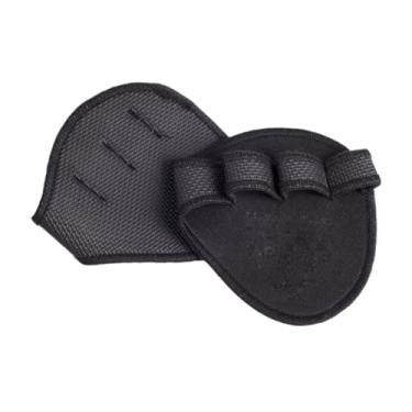 Imagem de kowaku Conjunto de 2 Luvas Protetoras de Mão Ergonômicas Pretas para Musculação e Levantamento de Peso - Unissex - Homens e Mulheres - Academia