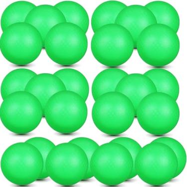 Imagem de Jerify Pacote com 40 bolas de playground coloridas infláveis de handebol para crianças, adultos, jogos de bola, academia, acampamentos, piquenique, praia, escola, jogos internos e externos (verde