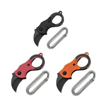 Imagem de Mini Canivete De Bolso Em Aço Inoxidável Portátil Para Camping Multi F