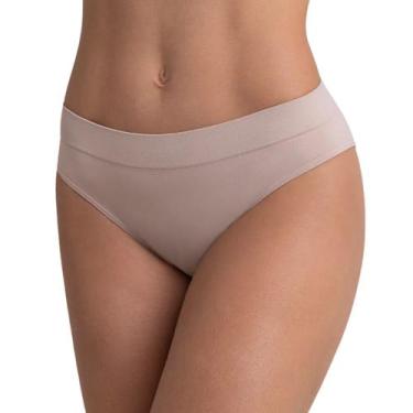 Imagem de Calcinha Microfibra Cós Largo Moda Intima Lingerie Tanga Feminina Loba