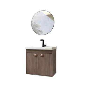 Imagem de Gabinete de Banheiro 100cm com MDF – Profundidade 51cm, Armário Espaçoso para Higiene, Cosméticos e Utensílios Doméstico (Munique)