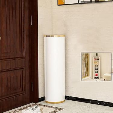 Imagem de Armário de sapatos, suporte para sapatos de 7 níveis, armário estreito para sapatos, moderno organizador de sapatos, prateleira de exibição, prateleiras de chão para entrada