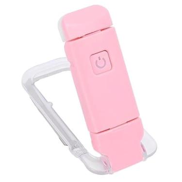 Imagem de Mini Luz Luminária De Leitura De Livros LED Brilho Ajustável USB Clip De Proteção Dos Olhos Portátil Bookmark Light(Rosa)