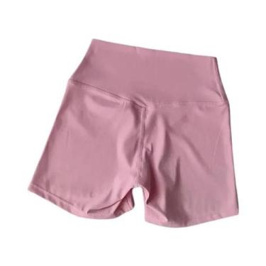 Imagem de Shorts De Yoga De Cintura Alta Respiráveis E De Secagem Rápida Para Fi