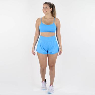 Imagem de Short Colcci Sport Comfort Acinturado Azul - Feminino-Feminino