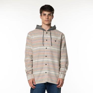 Imagem de Camisa Billabong M/L Baja Flannel Oyster Camisa M/L Baja Flannel Oyster-Oyster-P-Masculino