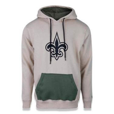 Imagem de MOLETOM CANGURU FECHADO NFL NEW ORLEANS SAINTS MILITARY LOGO KAKI NEW ERA-Masculino