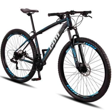Imagem de Bicicleta Aro 29 Alumínio Gott 24v Traseiro Shimano X-Treme, 19, Preto