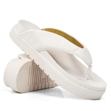 Imagem de Sandália Chinelo Papete Feminina Asa Delta De Dedo Moda Confortável-Feminino