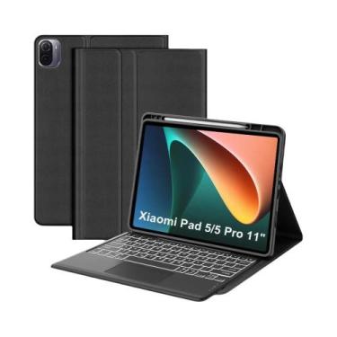Imagem de Capa para Xiaomi Pad 5 11 polegadas, capa para teclado Bluetooth para 