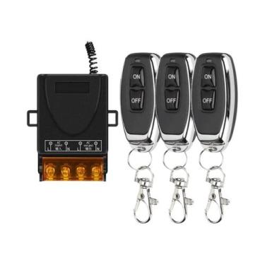 Imagem de Interruptor Inteligente 433Mhz Com Controle Remoto Sem Fio Para Bomba 