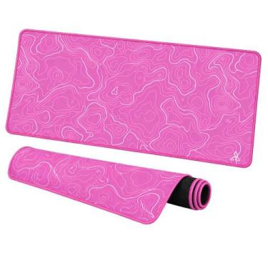 Imagem de Mouse Pad Gamer Extended CM02 900x400 Rosa Abstrato - ATWE ELETRÔNICOS