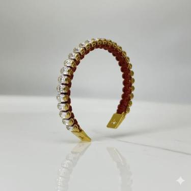 Imagem de Bracelete boho colors - marrom - banhado a ouro - MariP joias
