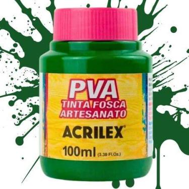 Imagem de Tinta Pva Fosca 100ml 513 Verde Musgo Acrilex