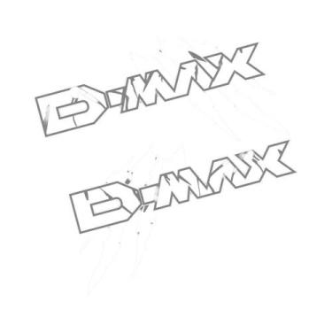Imagem de Adesivo Lateral Para Carro Isuzu D-Max UTE LS SX, Gráficos Para Caçamb