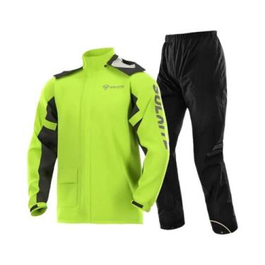 Imagem de Capa De Chuva Impermeável Para Motociclistas Masculinos, Conjunto De C