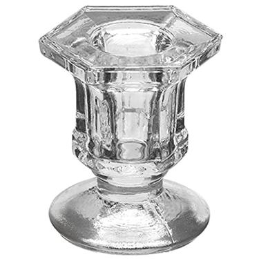 Imagem de Porta Vela Castiçal De Vidro para 01 Vela Enfeite Decoração