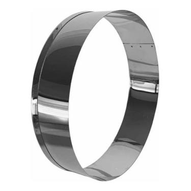 Imagem de Aro Cortador De Massa Bolo, Torta, Biscoito 25x5 Aço Inox