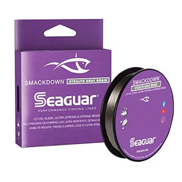 Imagem de Seaguar Smackdown Linha de Pesca de Baixa Visibilidade 29,5 kg, 150 m Resistência à ruptura/Comprimento, Cinza Stealth - 65SDSG150