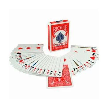 Imagem de Baralho Invisivel Bicycle ( Vermelho,azul, Preto) Q Cor Vermelho
