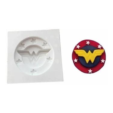 Imagem de Molde De Silicone Logo Mulher Maravilha