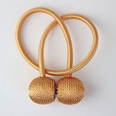 Imagem de 1 pacote de clipe de fivela de alça de cortina magnética para acessórios de cordão traseiro de alça de cortina, laranja