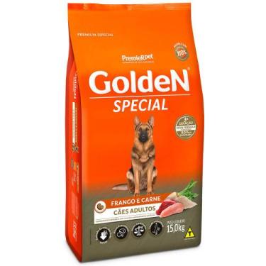 Imagem de Ração Golden Special Para Cães Adultos Sabor Frango E Carne 15 Kg - Pr